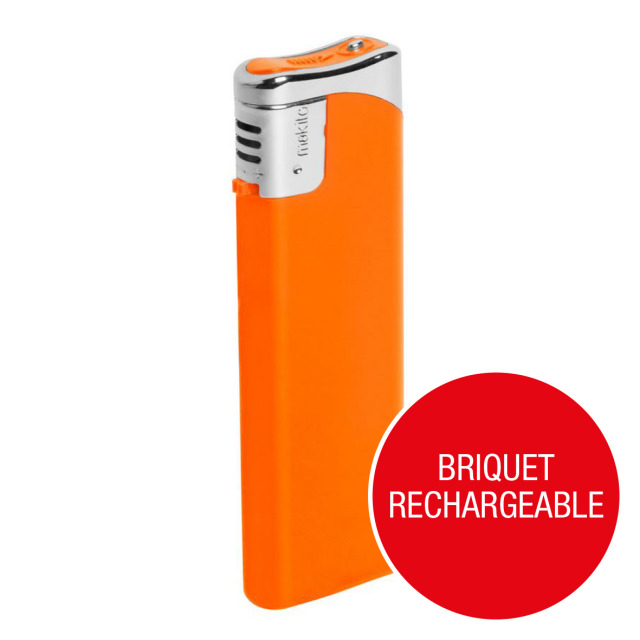 Briquet plastique rechargeable