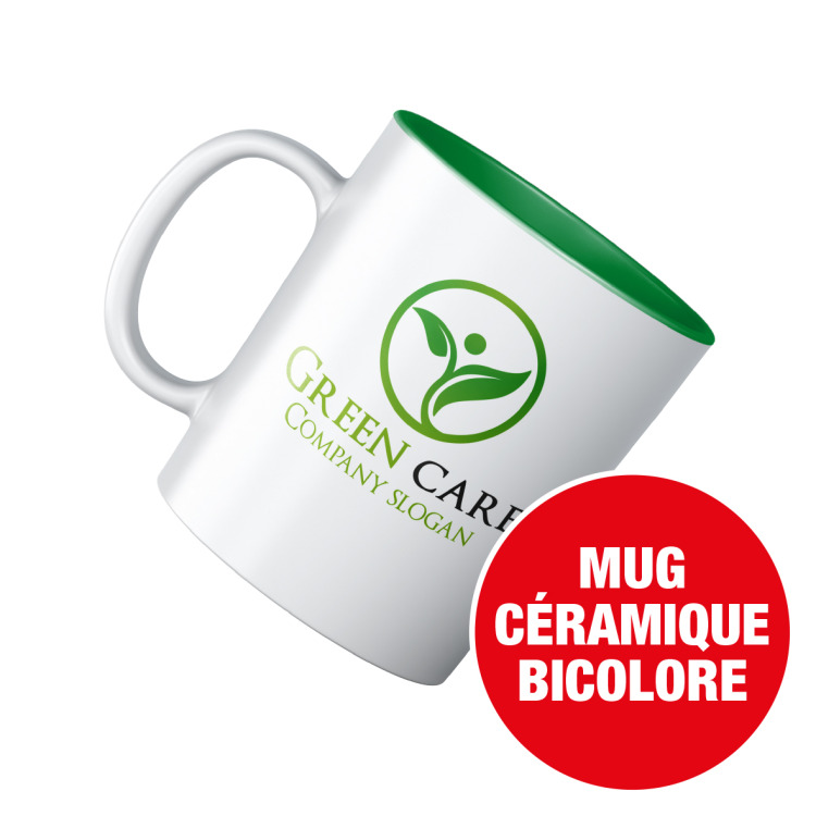 Mug céramique Bicolore